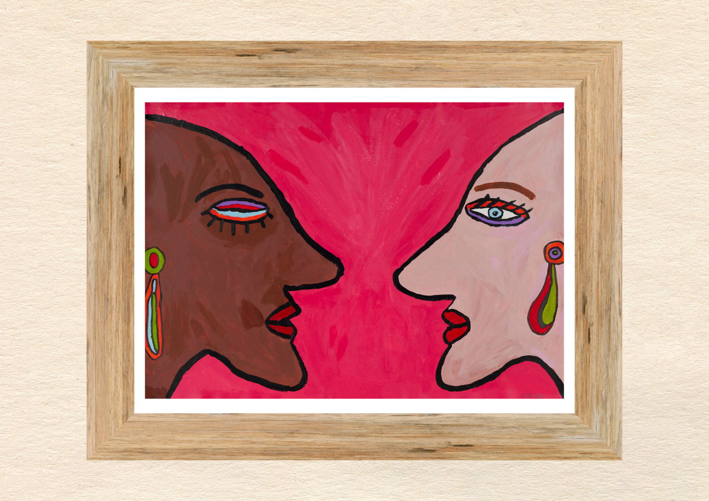 Poster Art Print "Two Women"