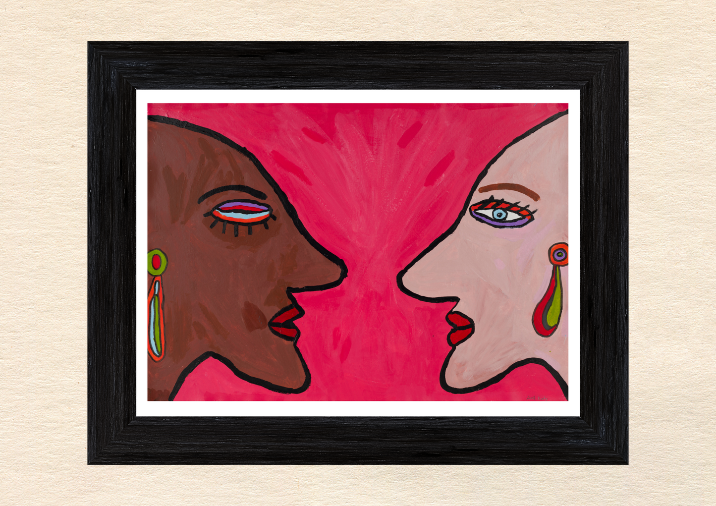 Poster Art Print "Two Women"