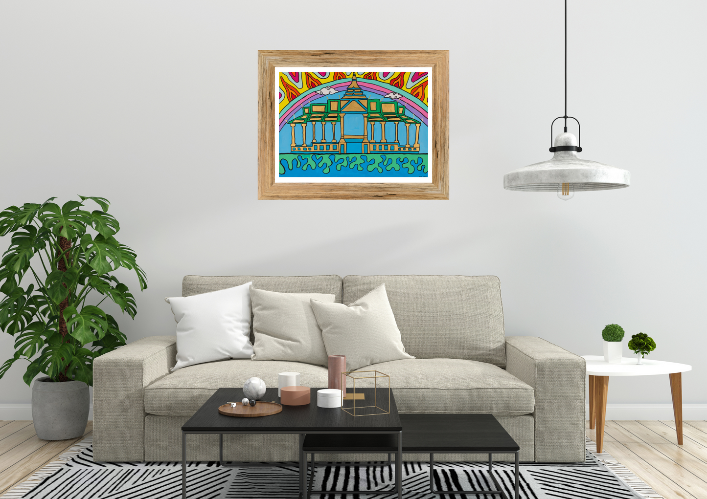 Poster Art Print "Mekong Palace"