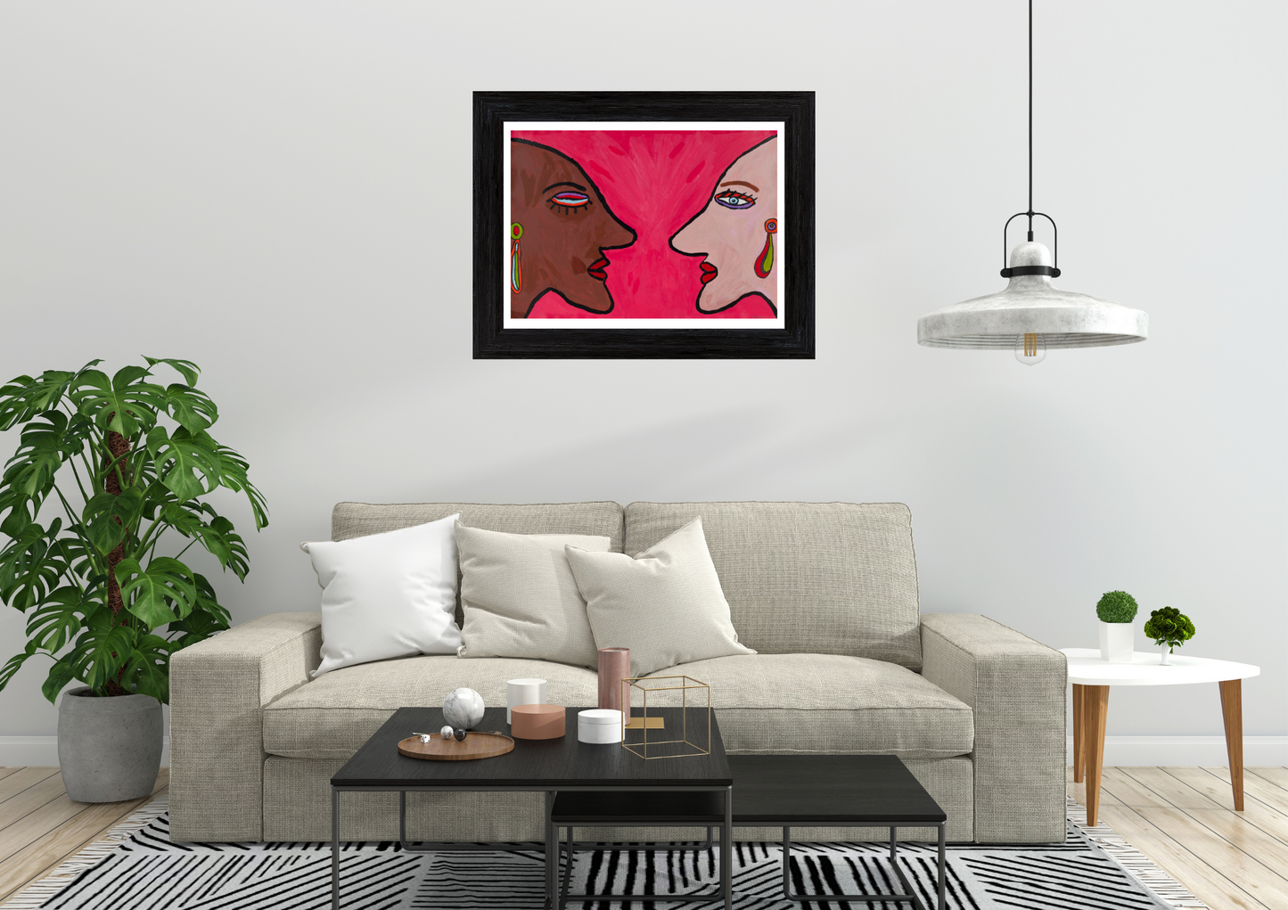 Poster Art Print "Two Women"