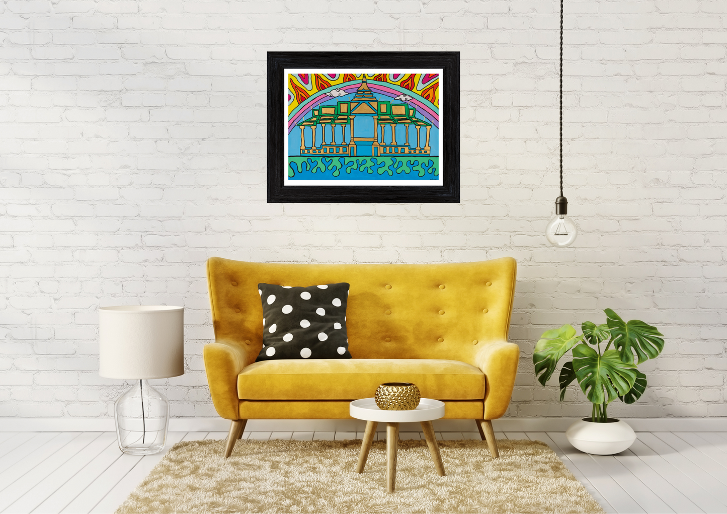 Poster Art Print "Mekong Palace"