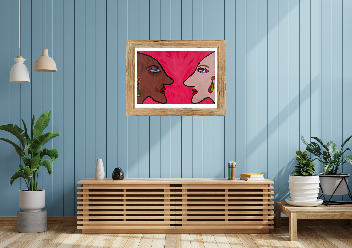 Poster Art Print "Two Women"