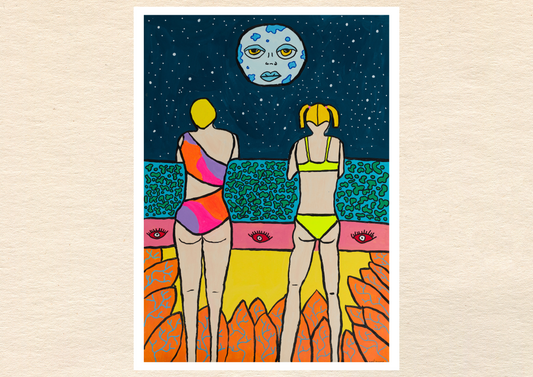 Poster Art Print "Universe Gazing"