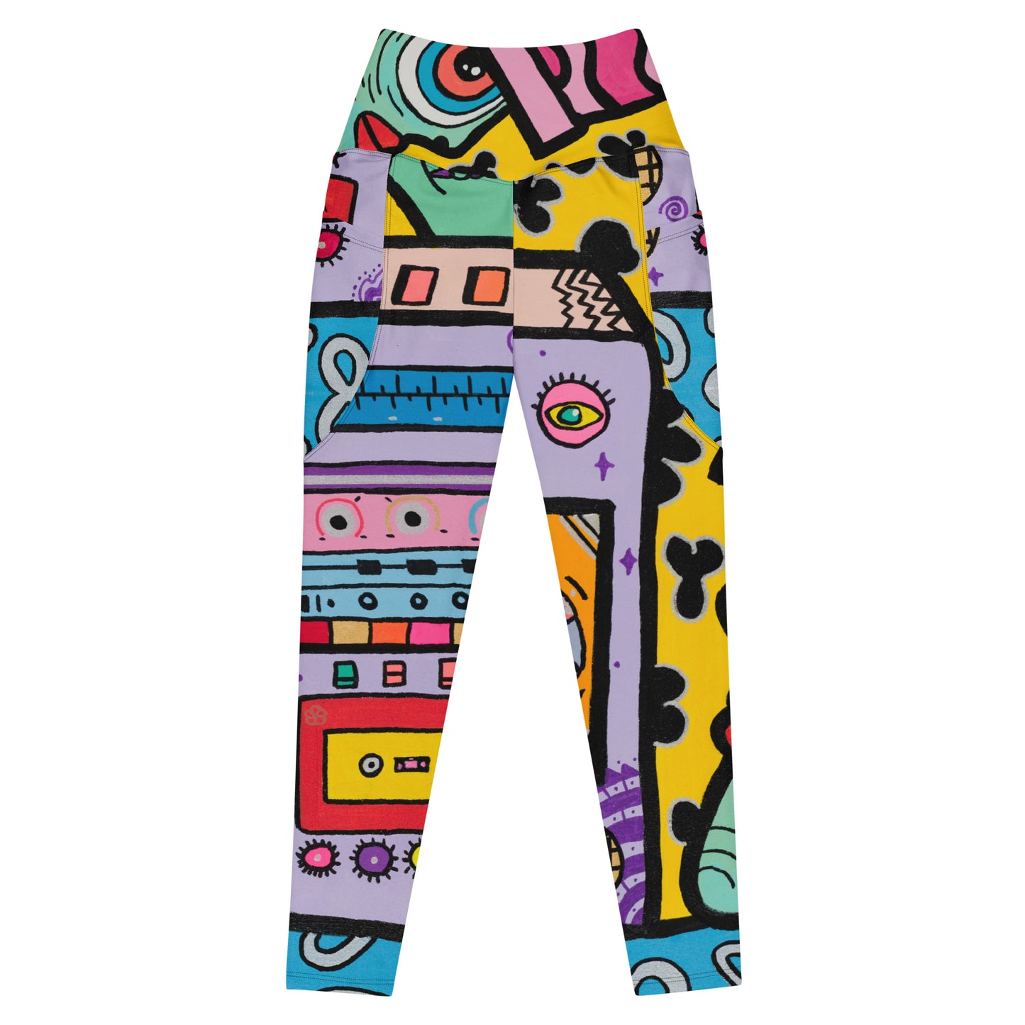 Leggings 'Alien' Recycled Fabric