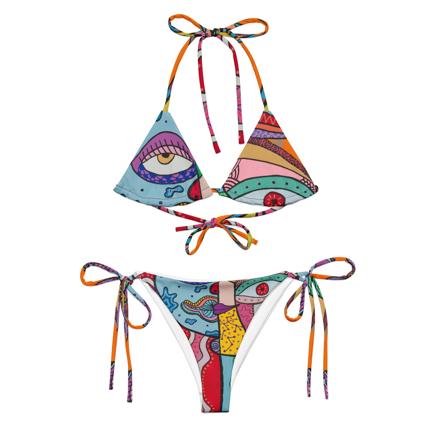 Bikini 'Mooning' Recycled Fabric