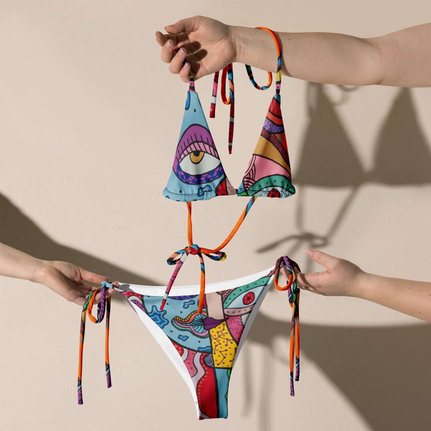 Bikini 'Mooning' Recycled Fabric