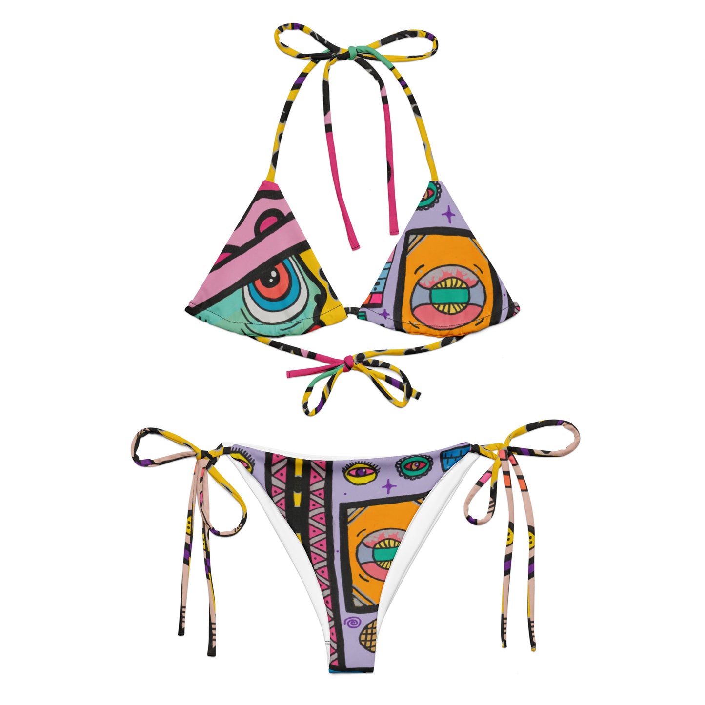 Bikini 'Alien' Recycled Fabric