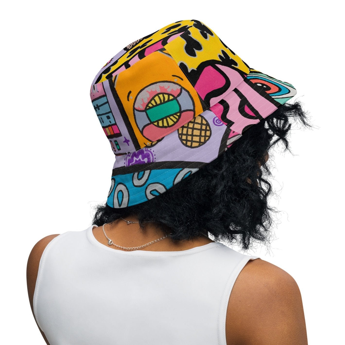 Reversible Bucket Hat 'Alien x Hanuman'