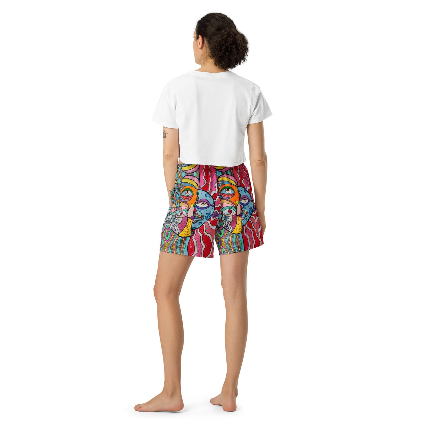 Unisex Swim Shorts 'Mooning' Recycled fabric