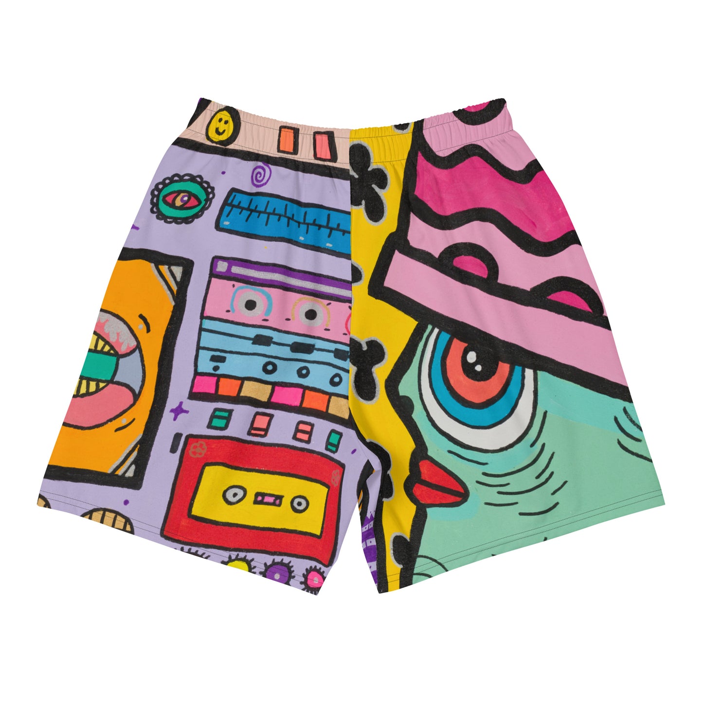 Unisex Swim Shorts 'Alien' Recycled Fabric