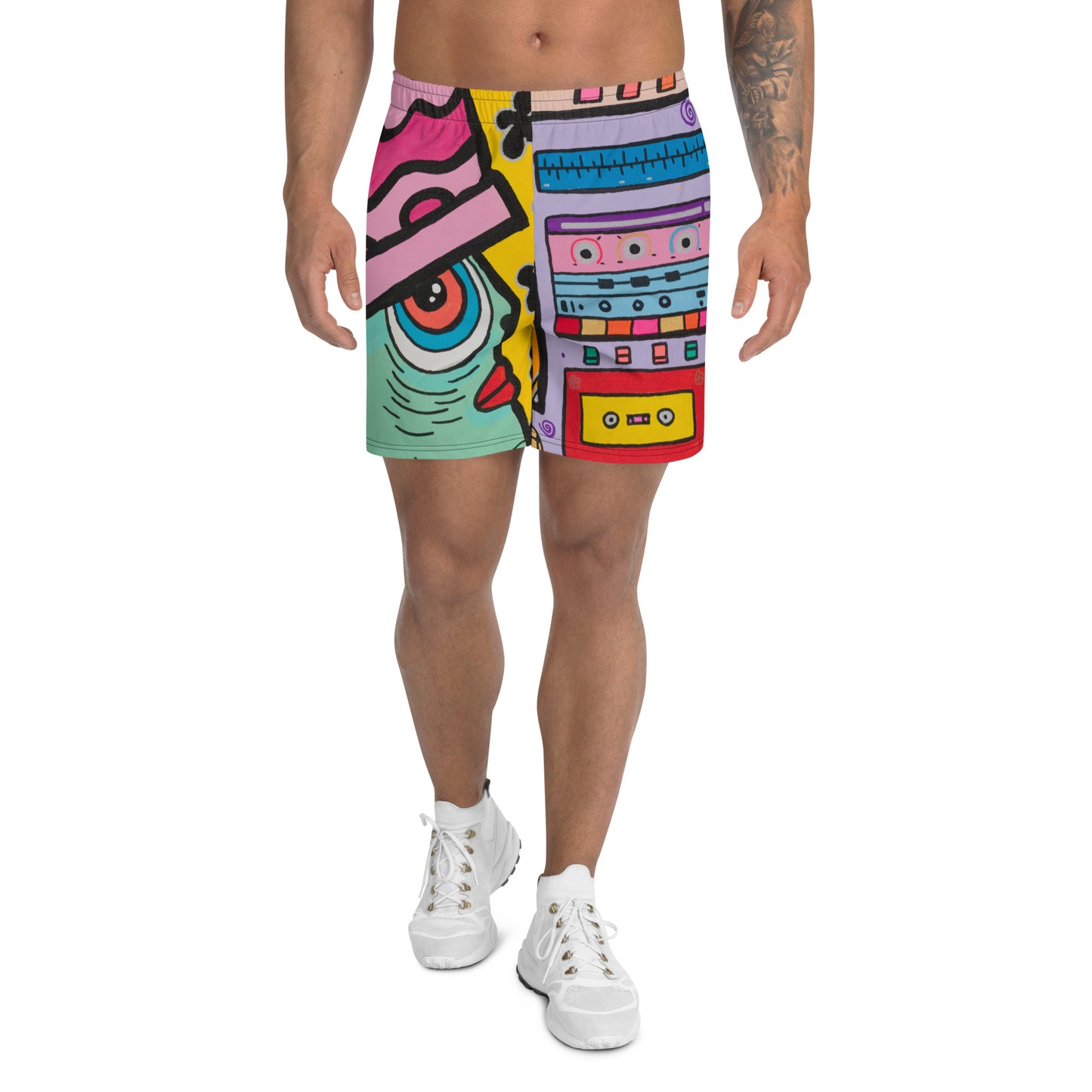 Unisex Swim Shorts 'Alien' Recycled Fabric