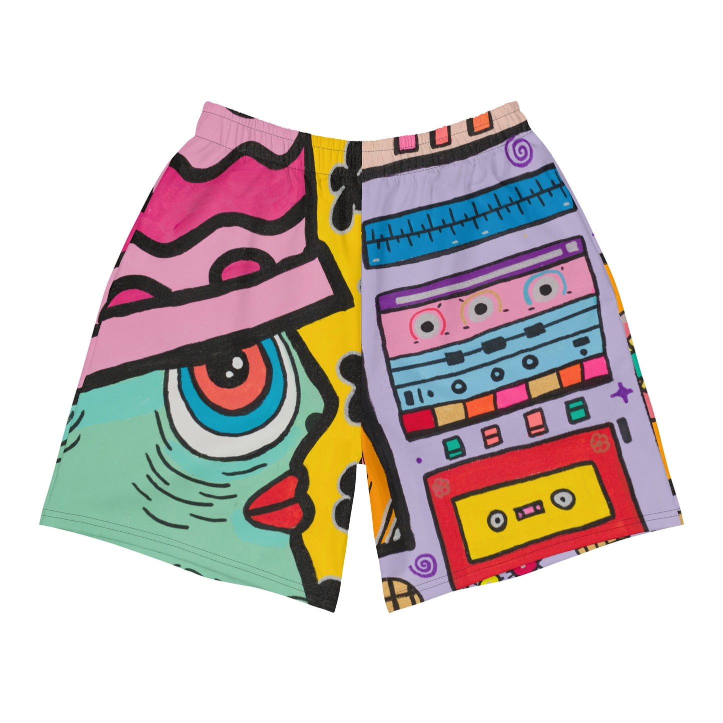 Unisex Swim Shorts 'Alien' Recycled Fabric