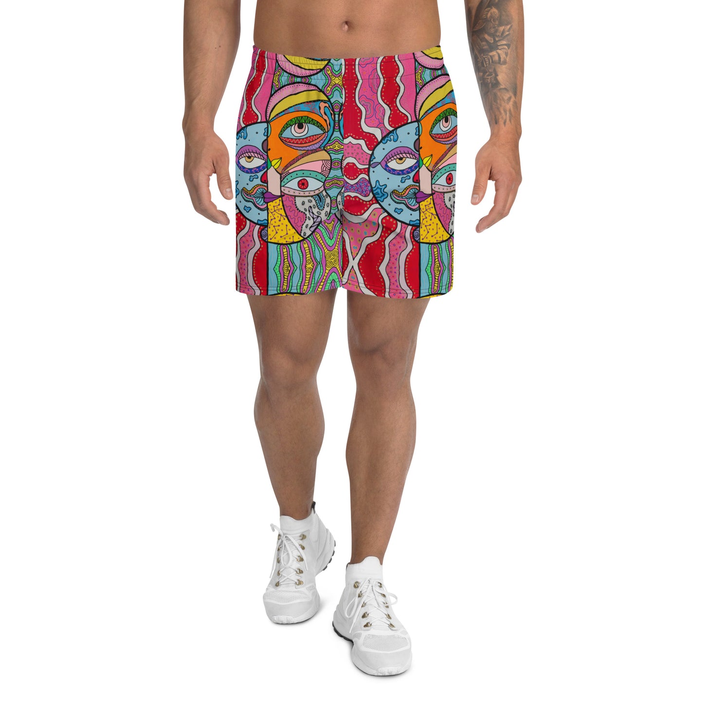 Unisex Swim Shorts 'Mooning' Recycled fabric