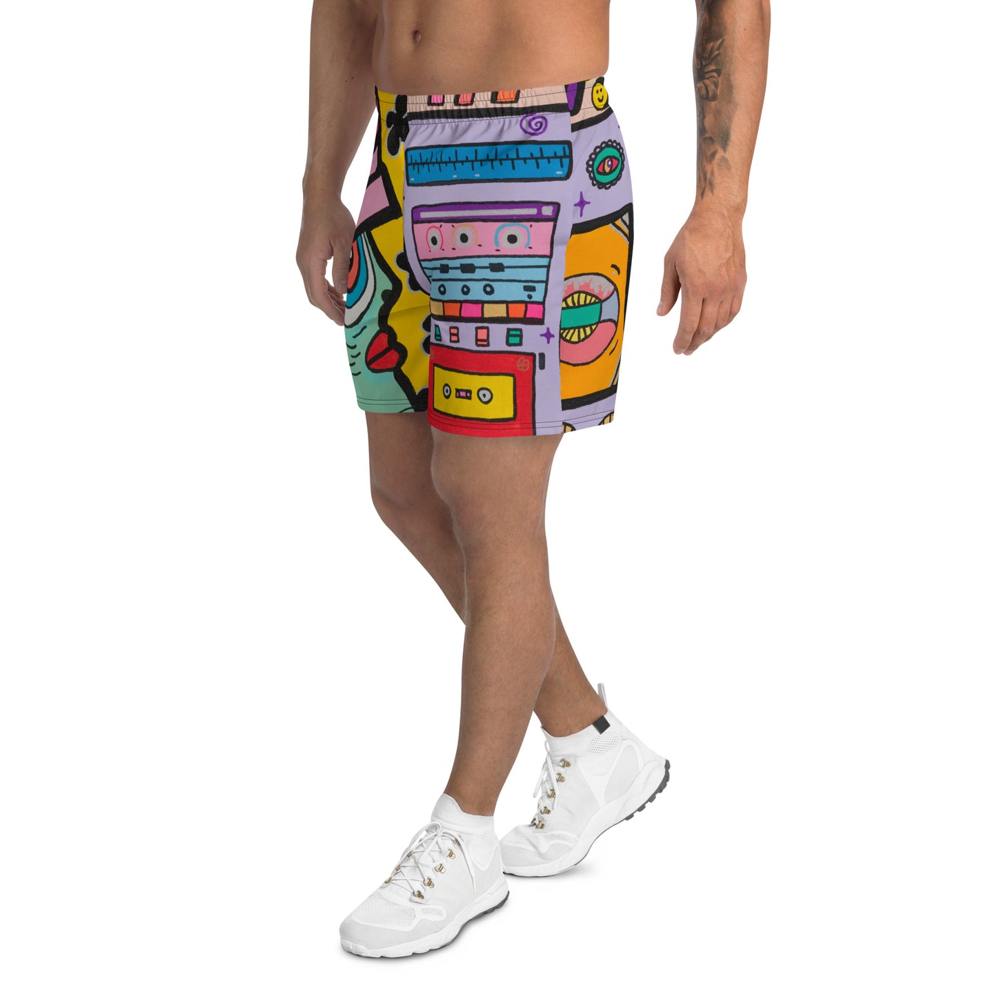 Unisex Swim Shorts 'Alien' Recycled Fabric