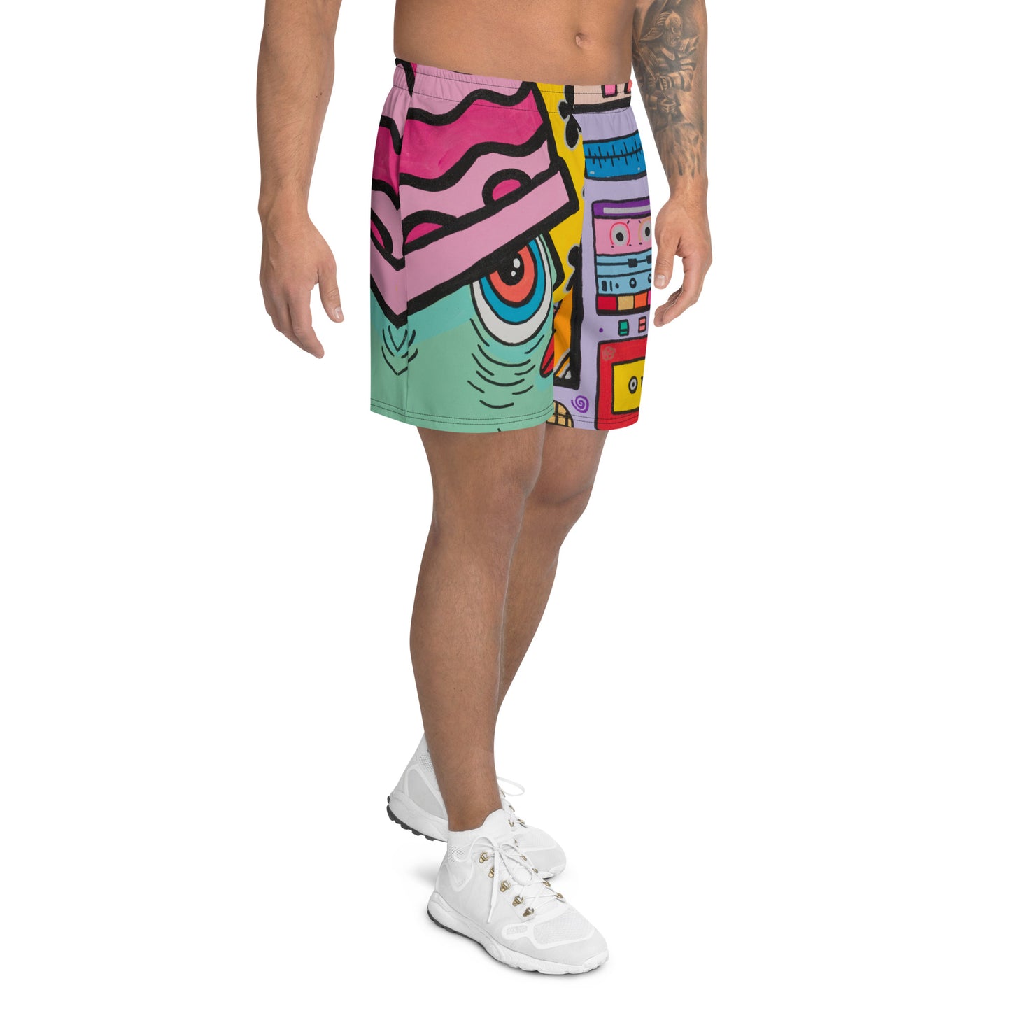 Unisex Swim Shorts 'Alien' Recycled Fabric