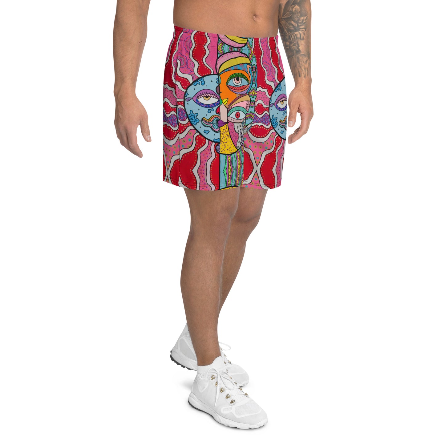 Unisex Swim Shorts 'Mooning' Recycled fabric