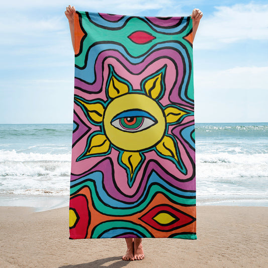 Towel 'Trippy Sun'