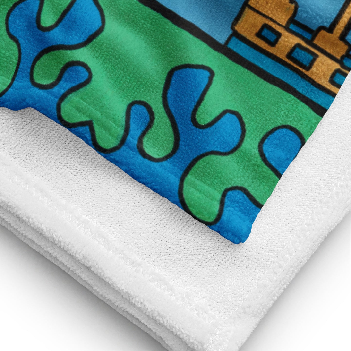 Towel 'Mekong Temple'